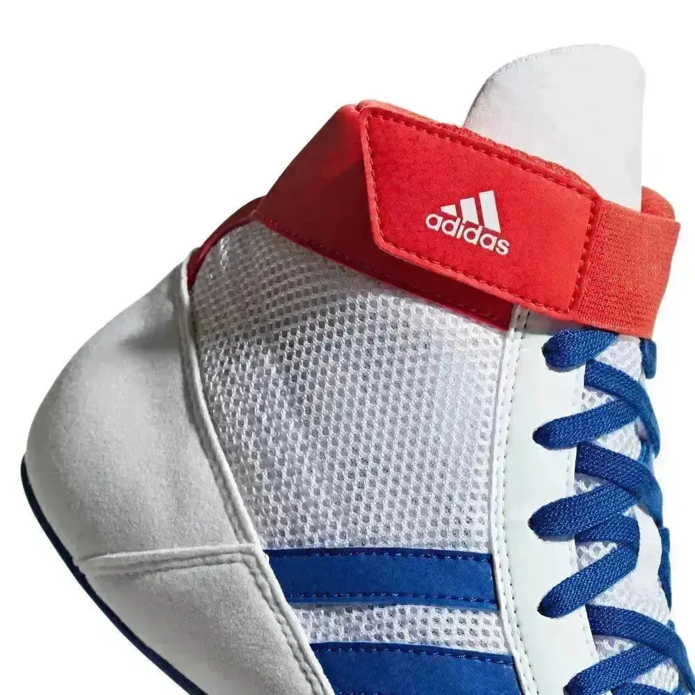 Adidas Havoc Kids Boxing Boots - White Blue