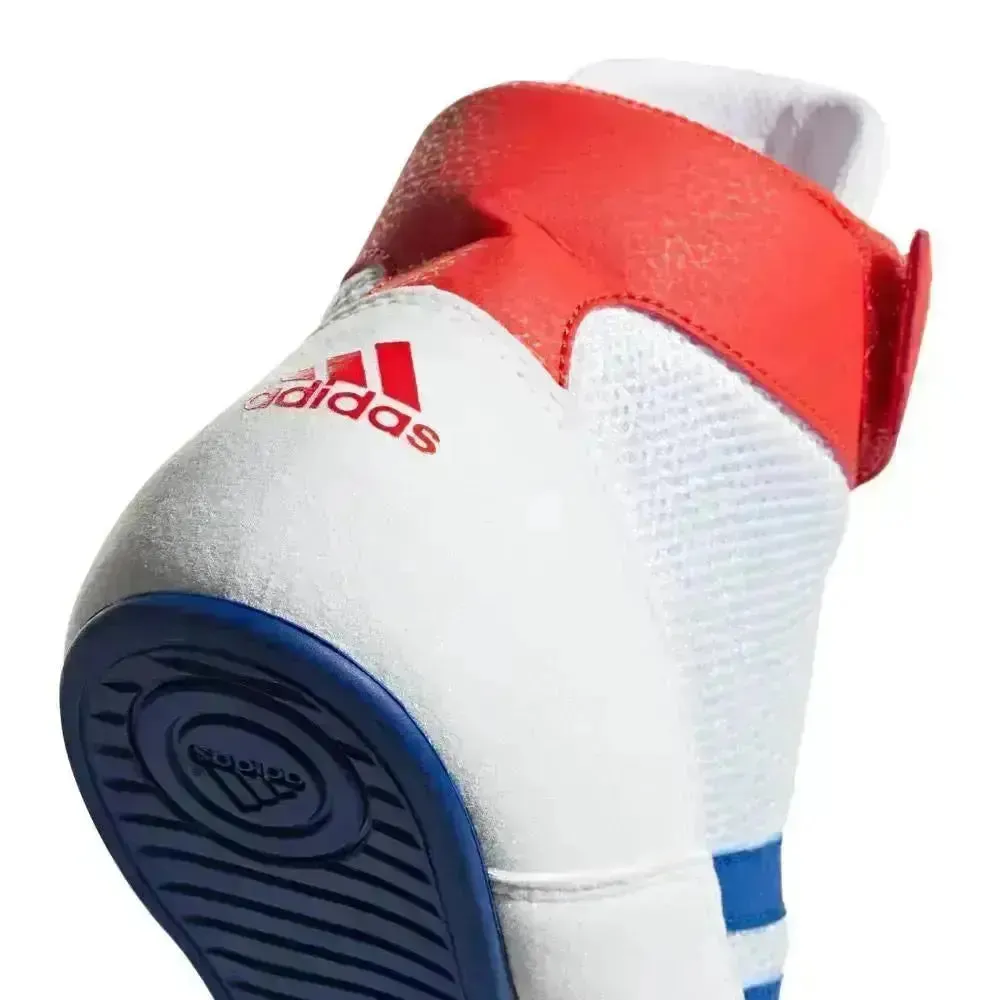 Adidas Havoc Kids Boxing Boots - White Blue