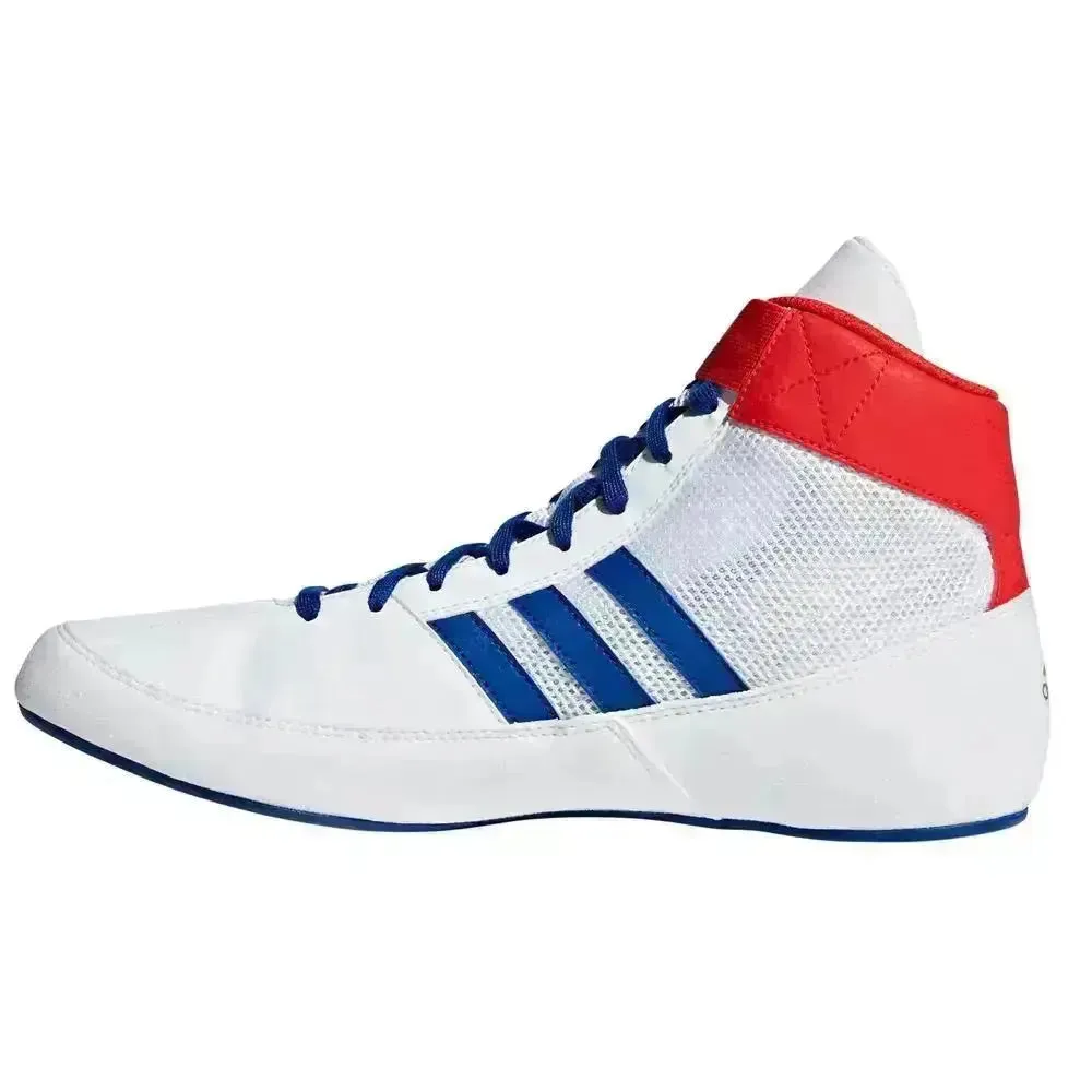 Adidas Havoc Kids Boxing Boots - White Blue
