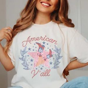 American Y'all Boots Comfort Color Tee