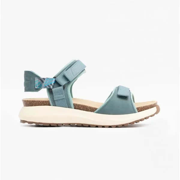 ANNIE 04 Ladies Touch Fasten Sandals Azur Combi