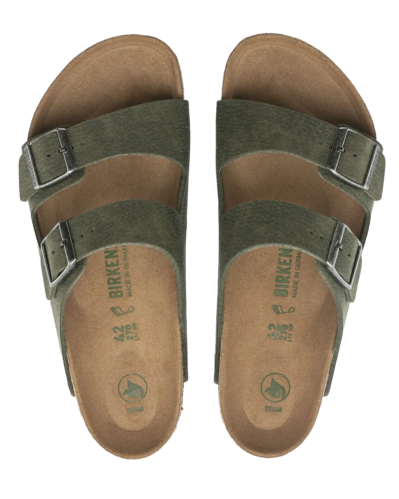 Arizona Vegan Sandals in Thyme