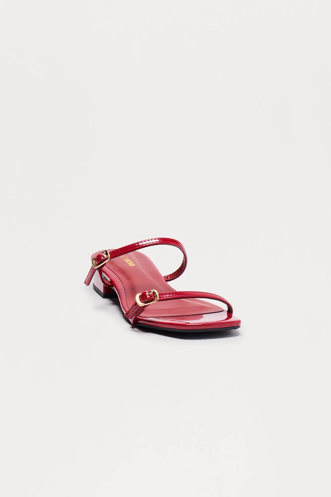 Arnie Heeled Sandals - Red
