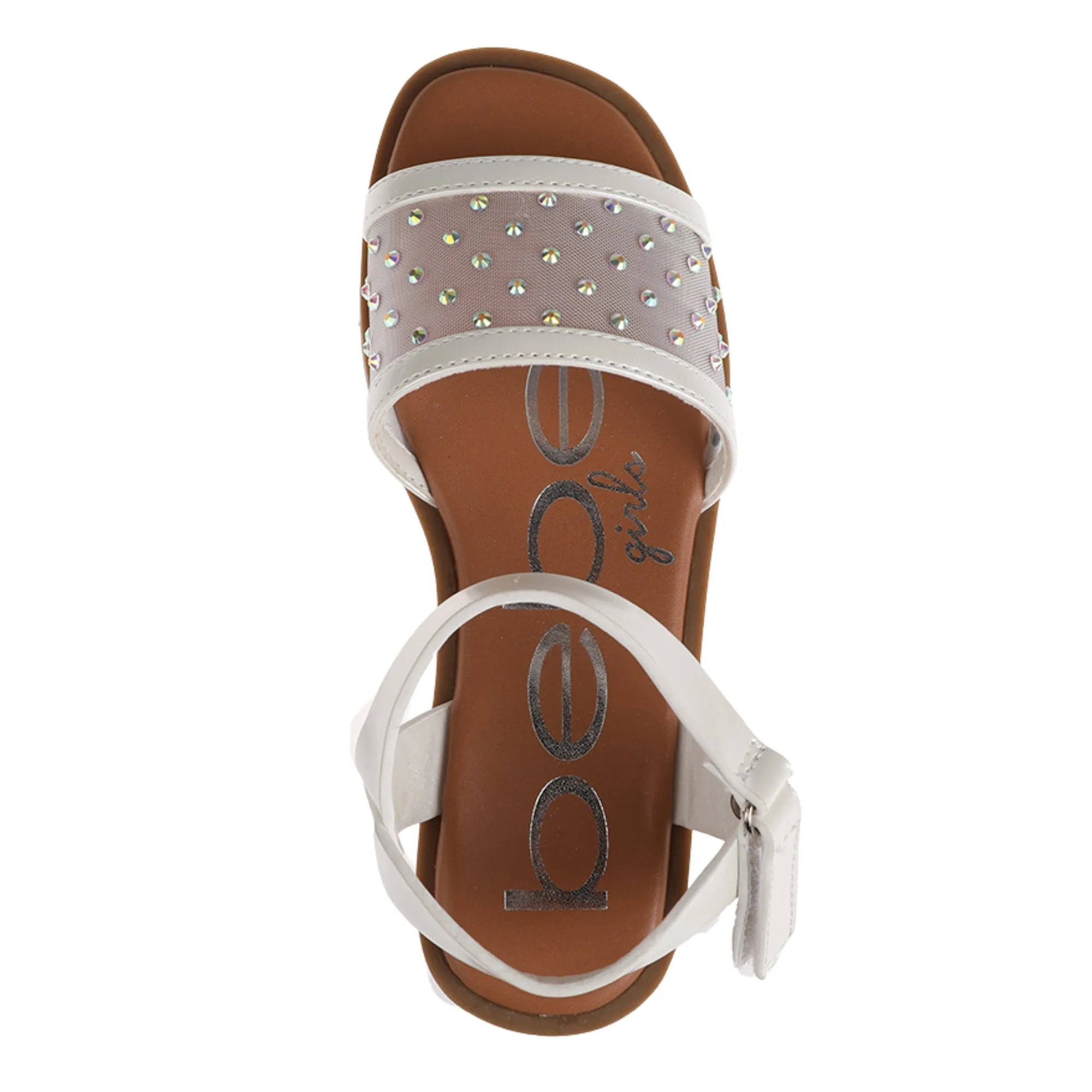 bebe Girls' Sandals - Kids' Open Toe Summer Shoes with Mesh Upper, Perfect Flat Sandals for Girls (Little Girl/Big Girl)