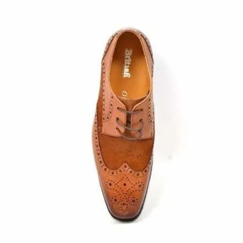 British Walkers Charles Men's Cognac Leather Oxford Loafers
