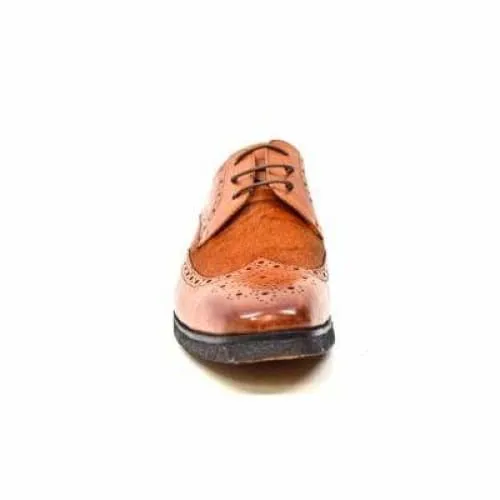 British Walkers Charles Men's Cognac Leather Oxford Loafers