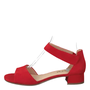 Carla Red Suede