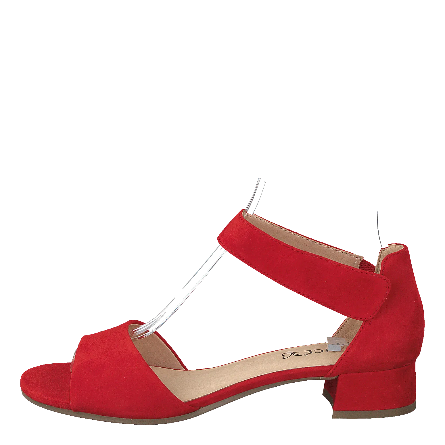 Carla Red Suede