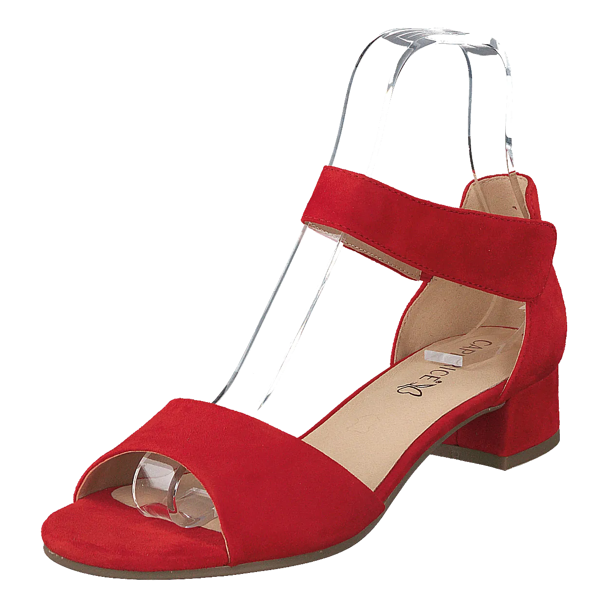 Carla Red Suede