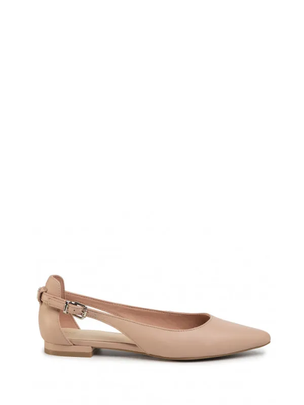 Feminine Leather Ballerina