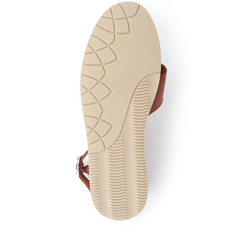 Flat Leather Sandals  - VITAS39003 / 325 534