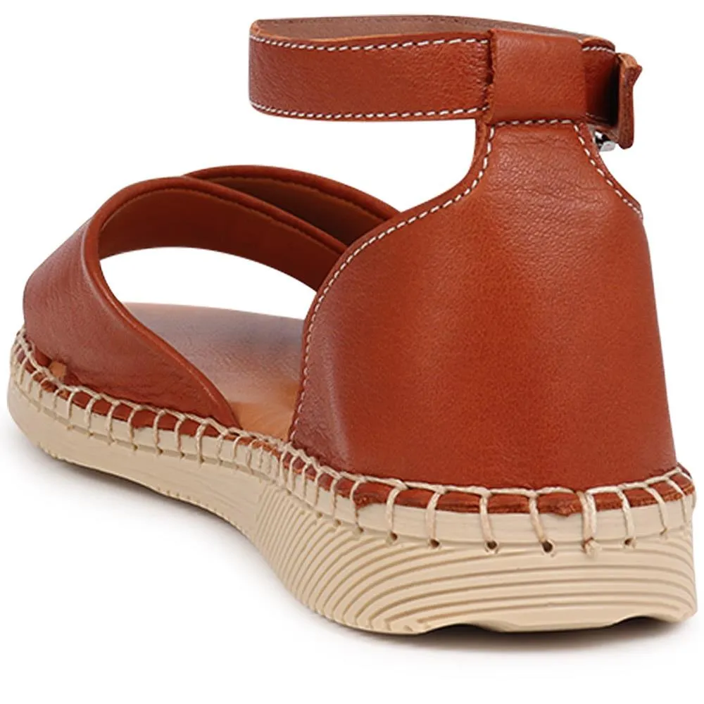 Flat Leather Sandals  - VITAS39003 / 325 534