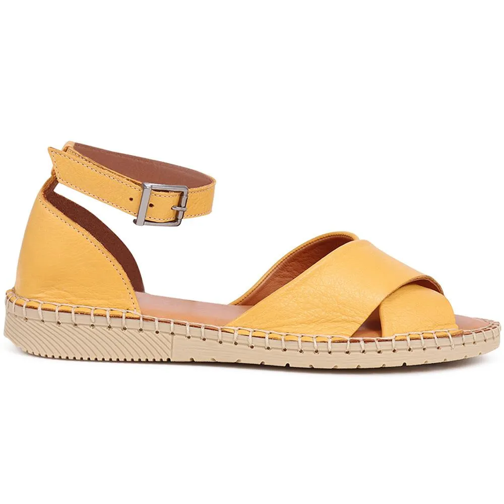 Flat Leather Sandals  - VITAS39003 / 325 534