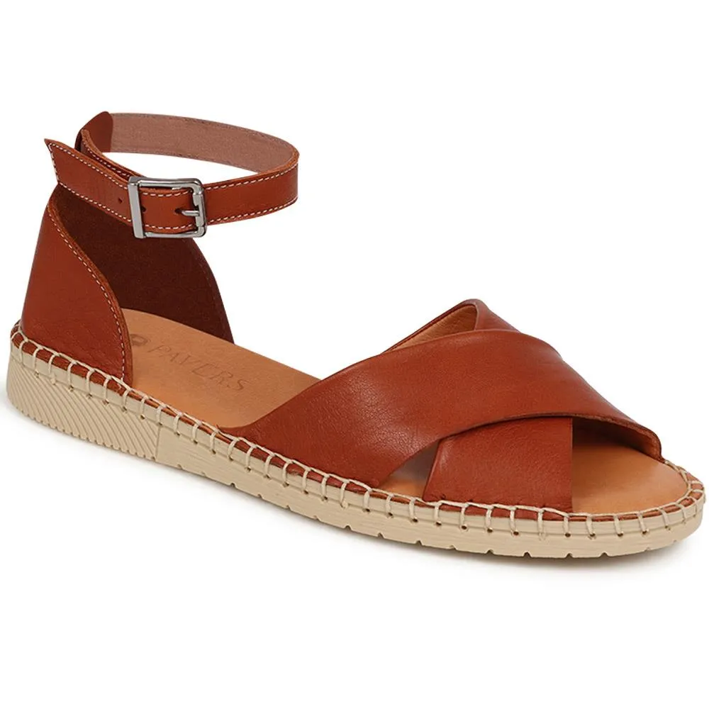 Flat Leather Sandals  - VITAS39003 / 325 534