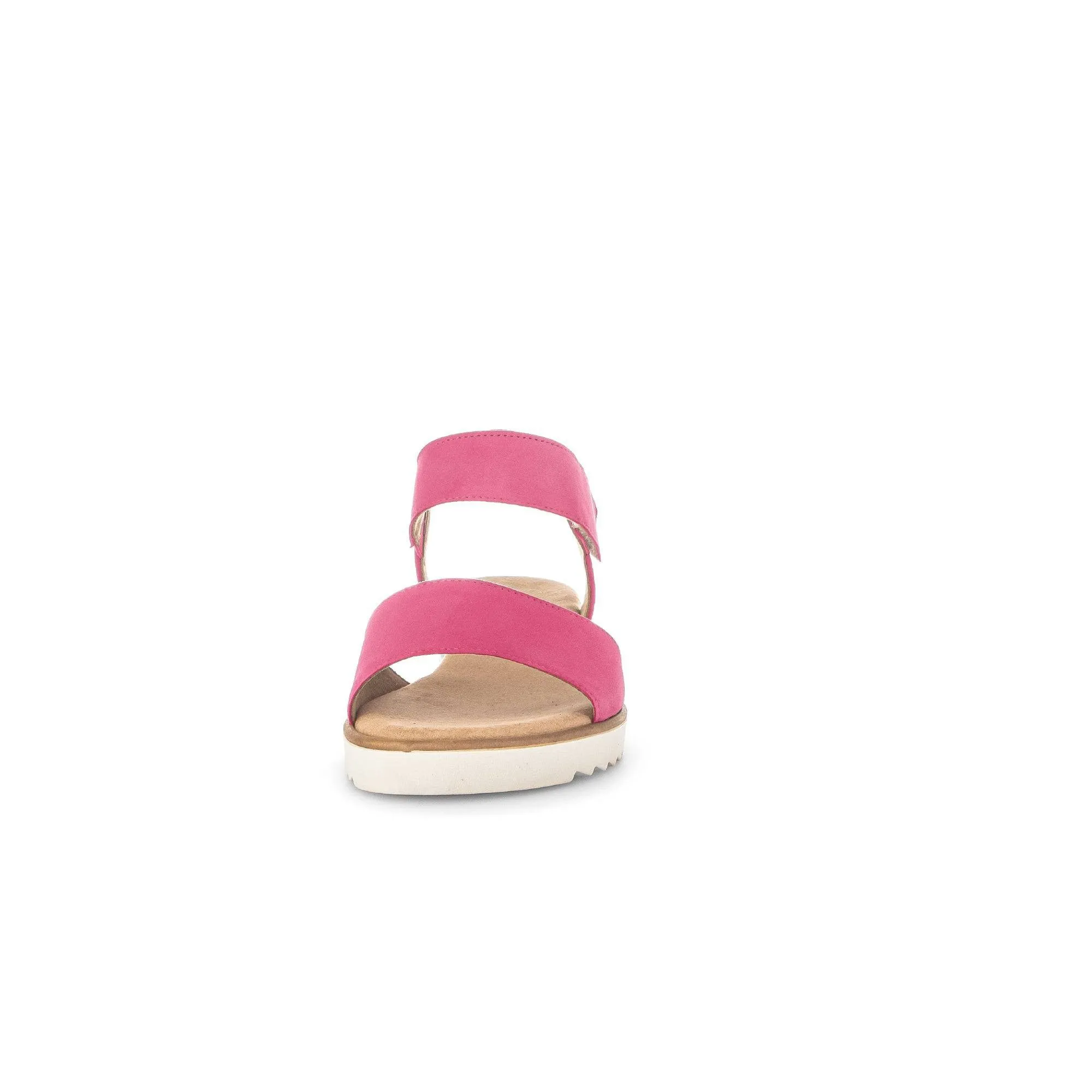 Gabor 42.750.21 Raynor Ladies Pink Suede Touch Fastening Sandals