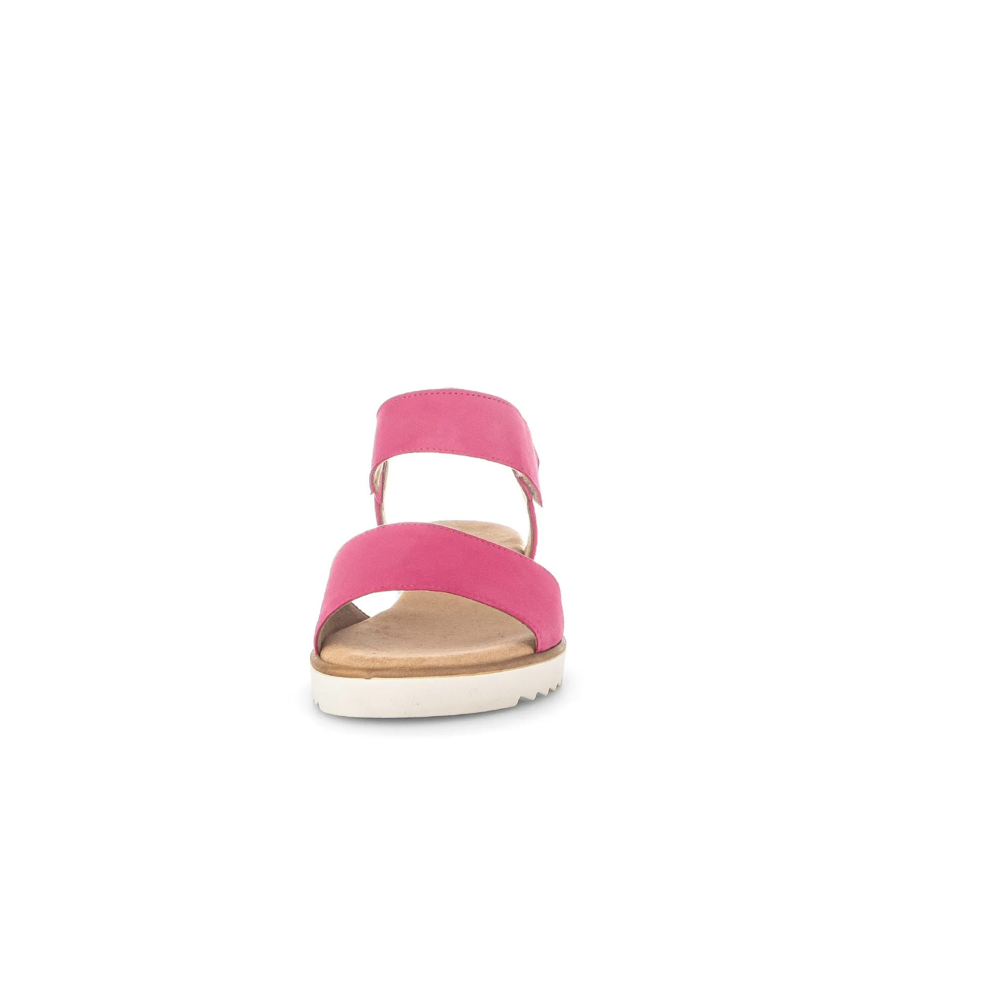 Gabor 42.750.21 Raynor Ladies Pink Suede Touch Fastening Sandals