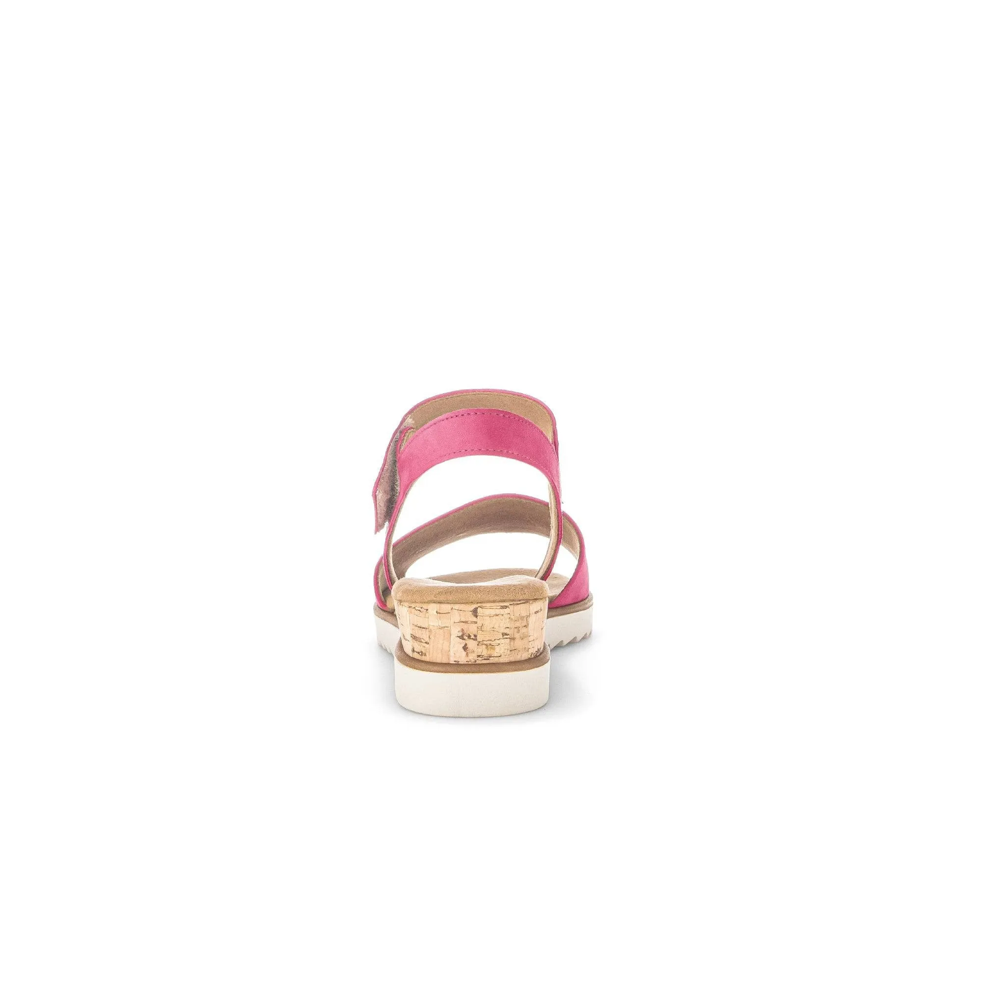 Gabor 42.750.21 Raynor Ladies Pink Suede Touch Fastening Sandals