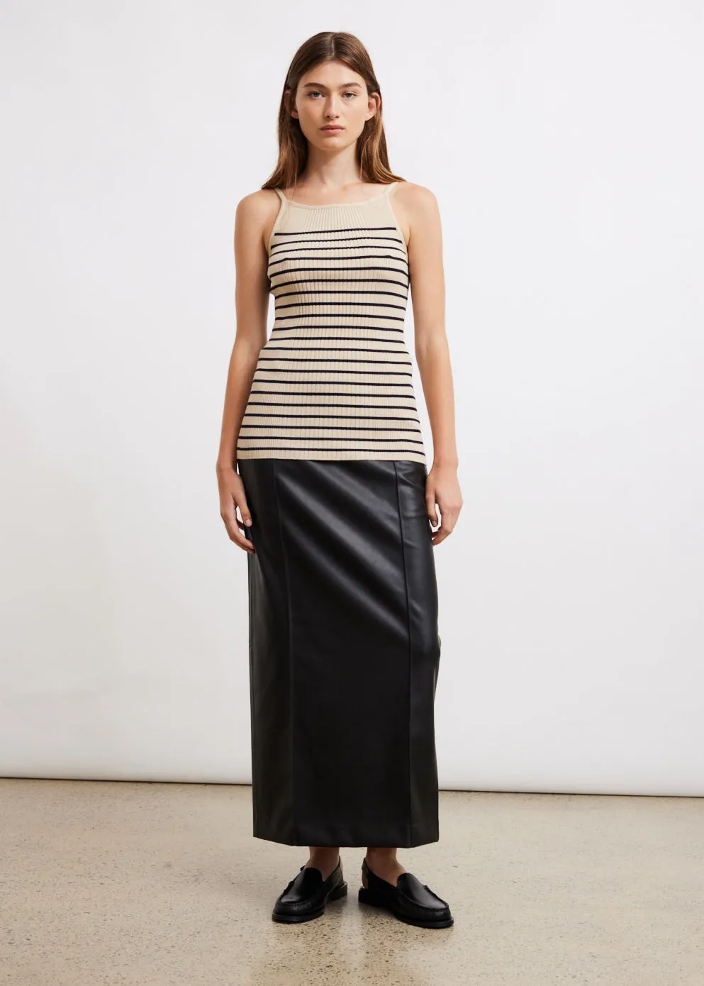 Halter Neck Sleeveless Knit Top