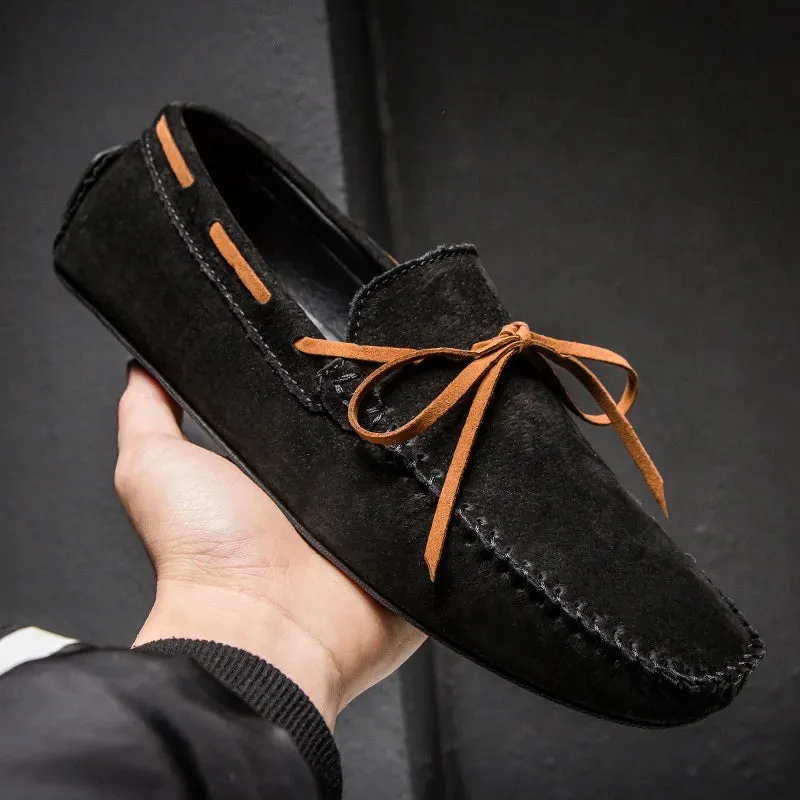 Hankins - Suede Slip On Loafer