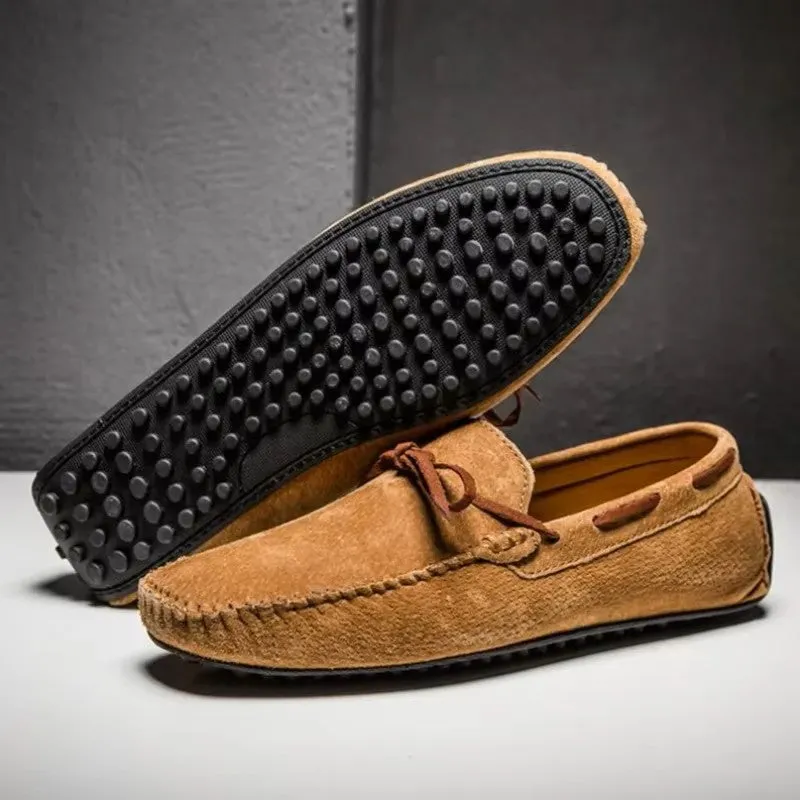 Hankins - Suede Slip On Loafer