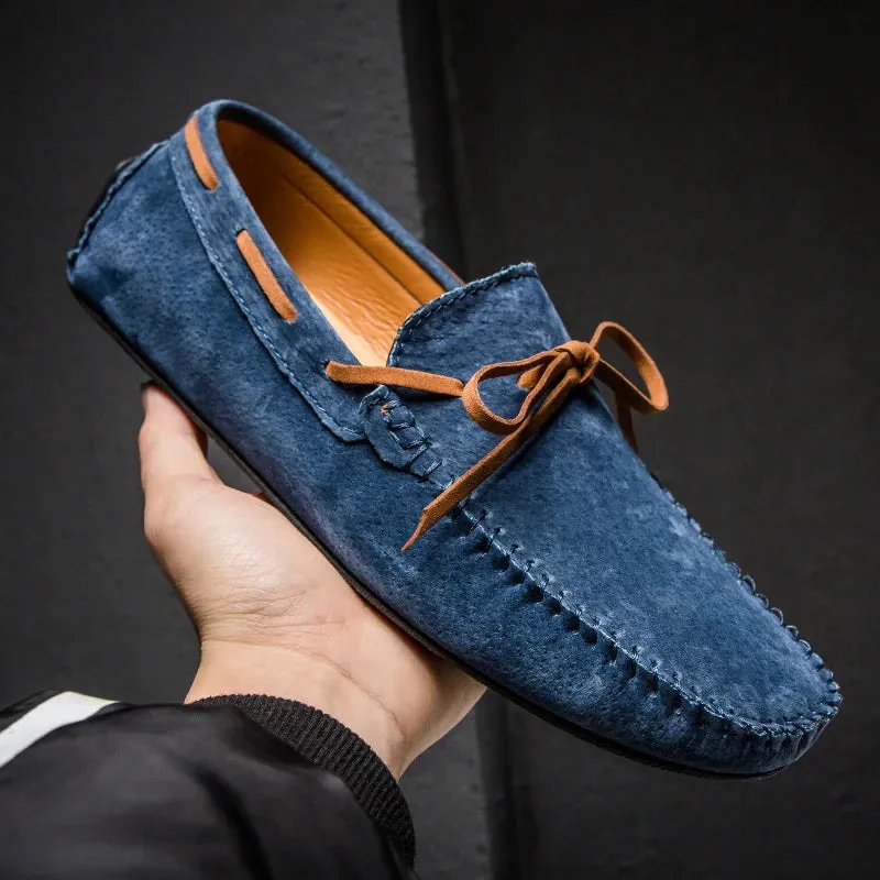 Hankins - Suede Slip On Loafer