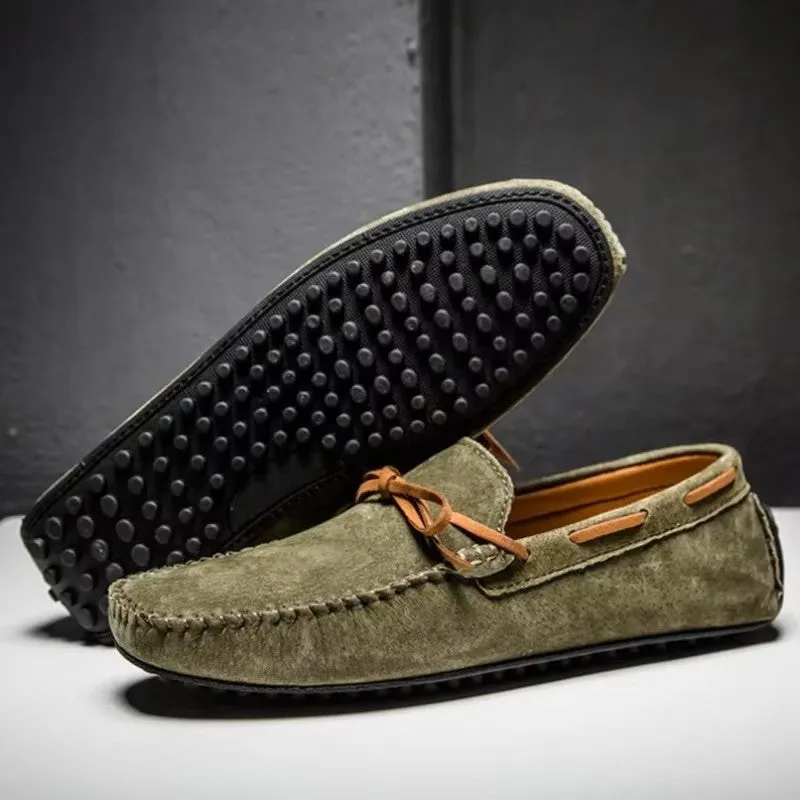 Hankins - Suede Slip On Loafer