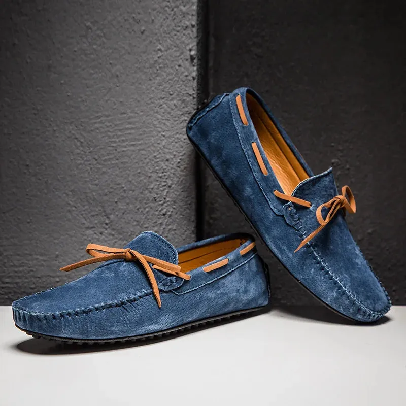 Hankins - Suede Slip On Loafer