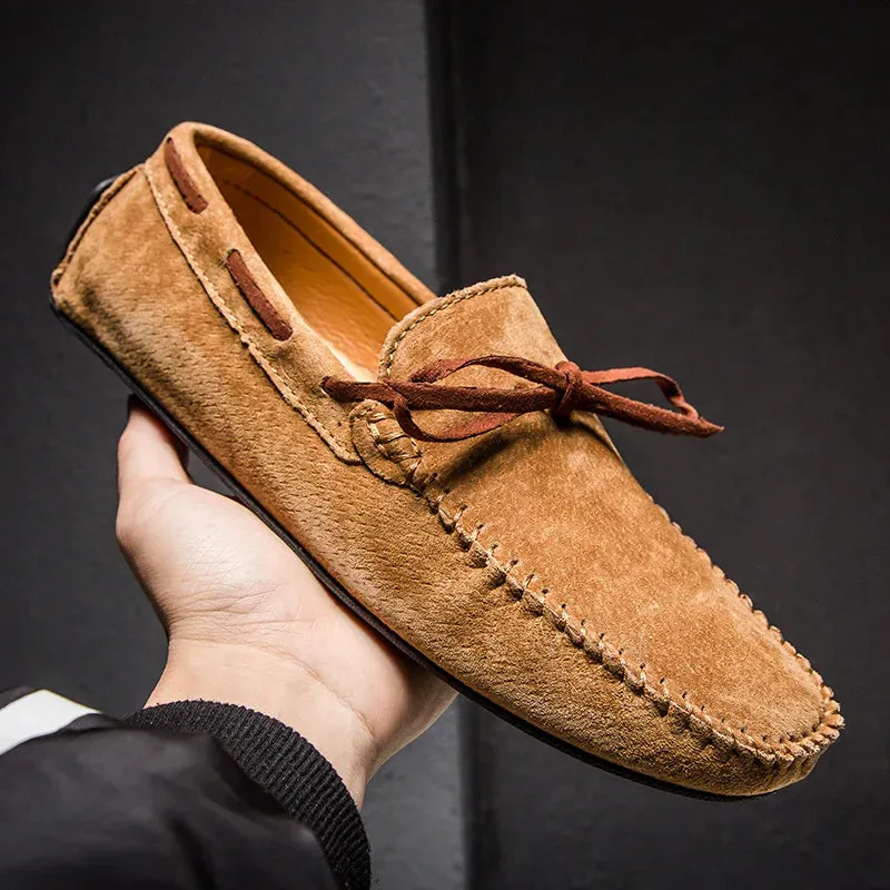 Hankins - Suede Slip On Loafer