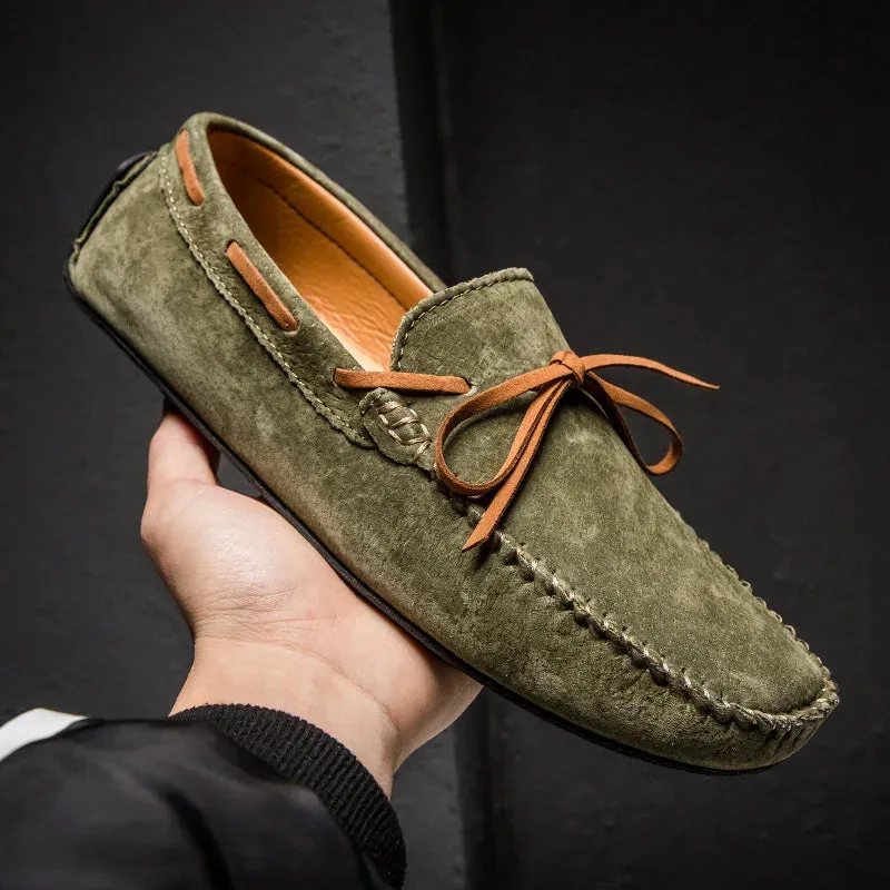 Hankins - Suede Slip On Loafer