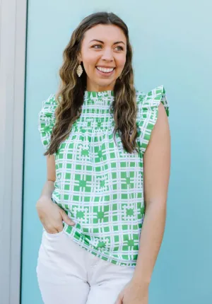 Jade In the Garden Top