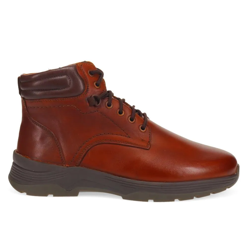 Leather Lace-up Ankle Boots  - AIDEN / 325 812