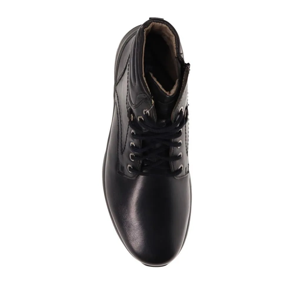Leather Lace-up Ankle Boots  - AIDEN / 325 812