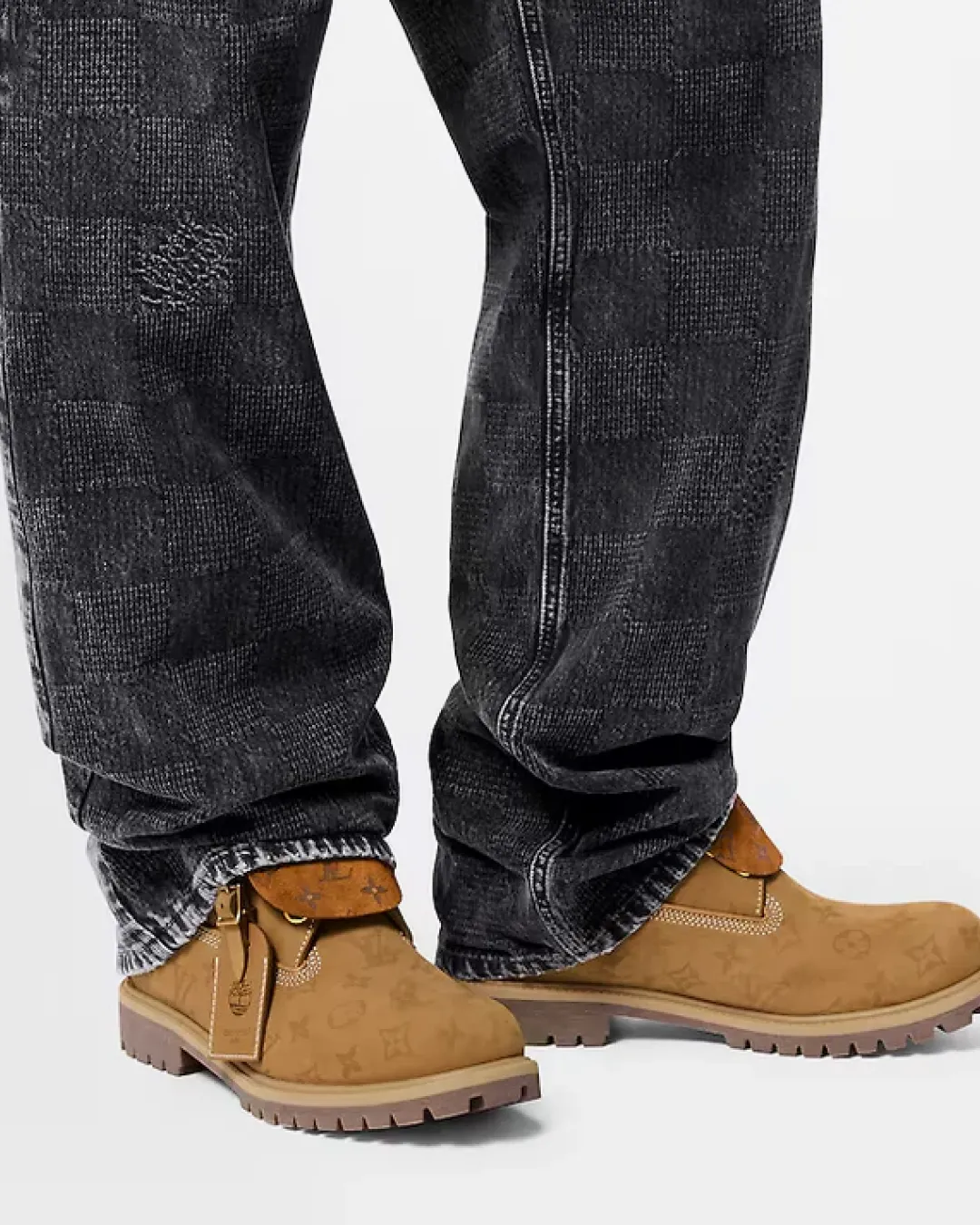 Louis Vuitton Timberland 6" Ankle Boot Wheat Monogram