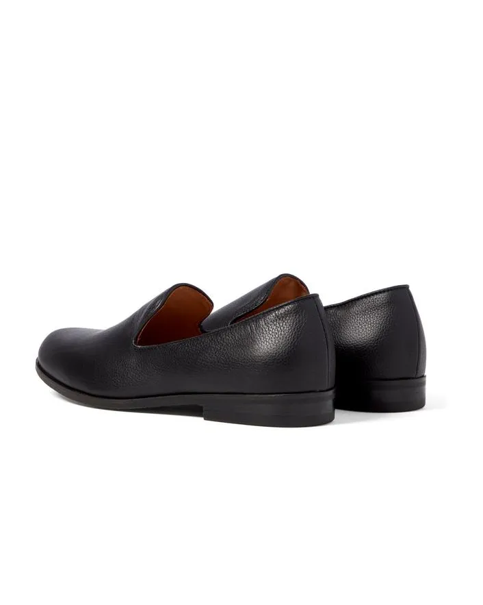 MOORE PEBBLE BLACK LOAFER
