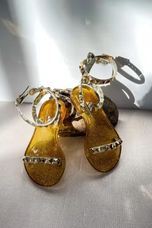 *NEW* Aria Kid's Dark Gold Sandals