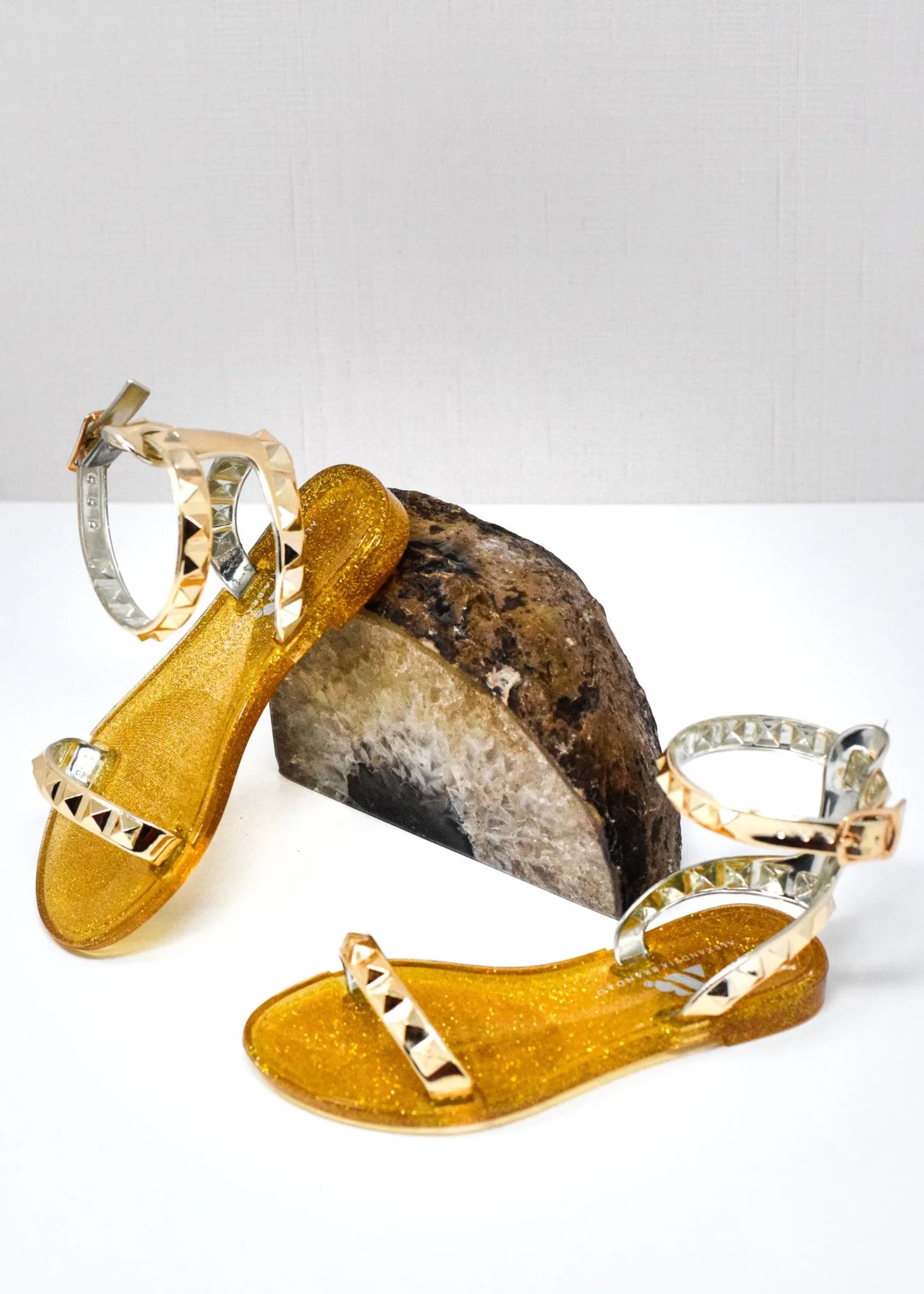 *NEW* Aria Kid's Dark Gold Sandals