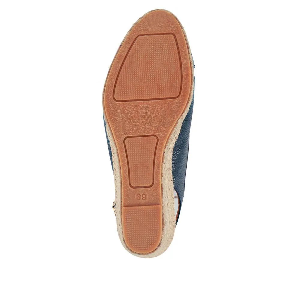 Raquelle Leather Heeled Espadrilles - RAQUELLE / 327 558