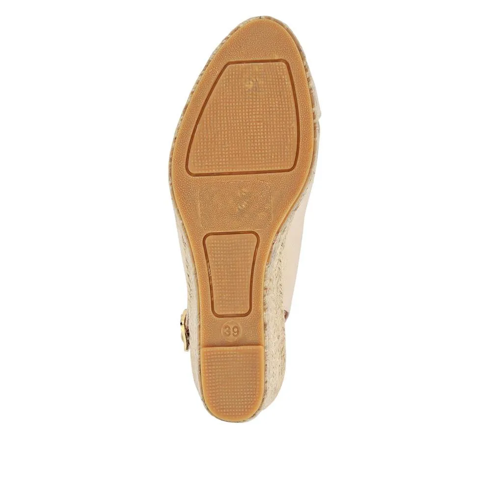 Raquelle Leather Heeled Espadrilles - RAQUELLE / 327 558