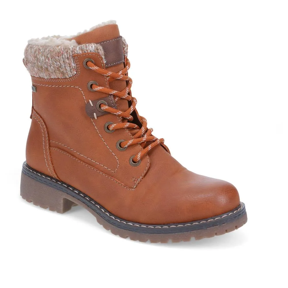 Soft-Cuffed Lace-Up Ankle Boots - SUPRE40007 / 326 253