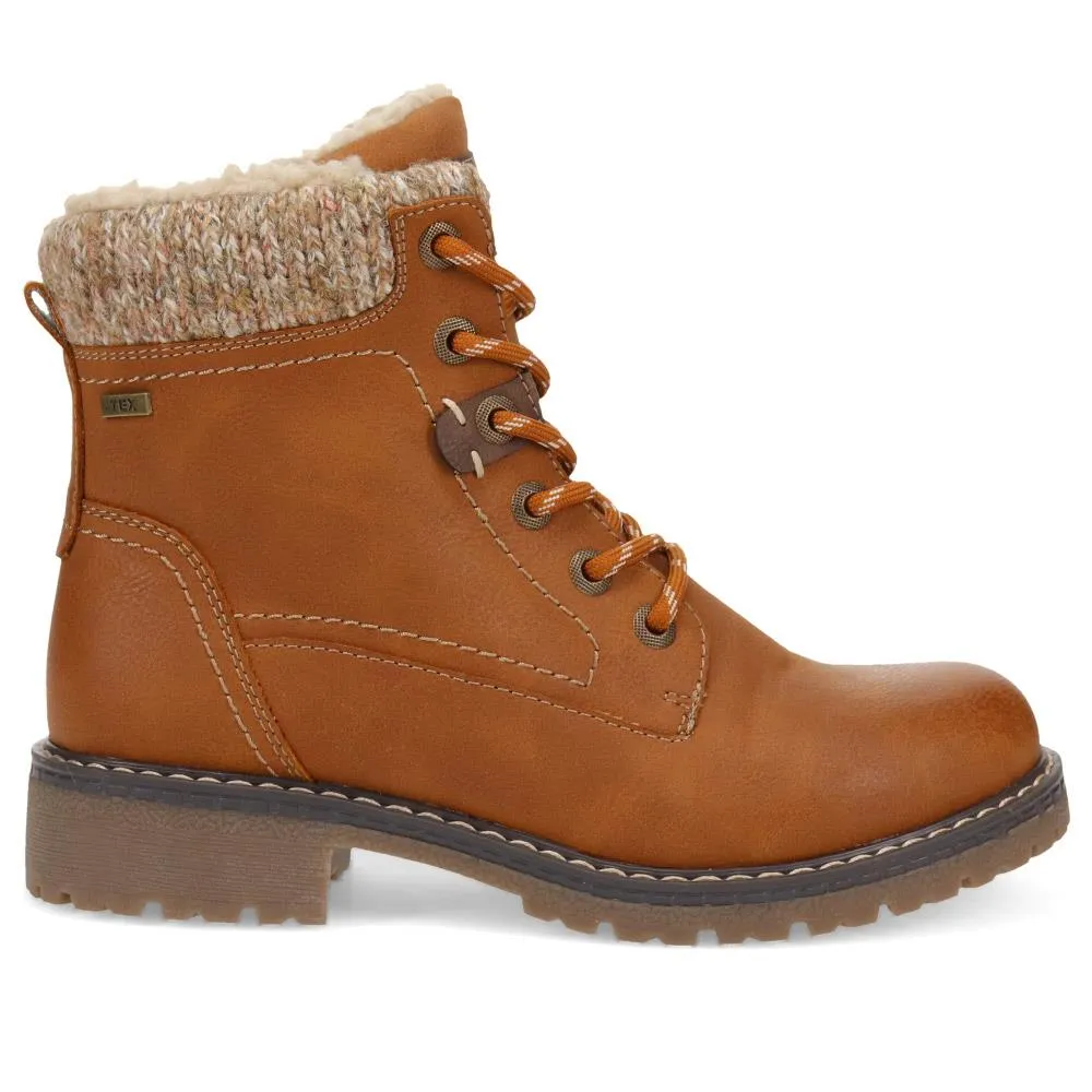 Soft-Cuffed Lace-Up Ankle Boots - SUPRE40007 / 326 253
