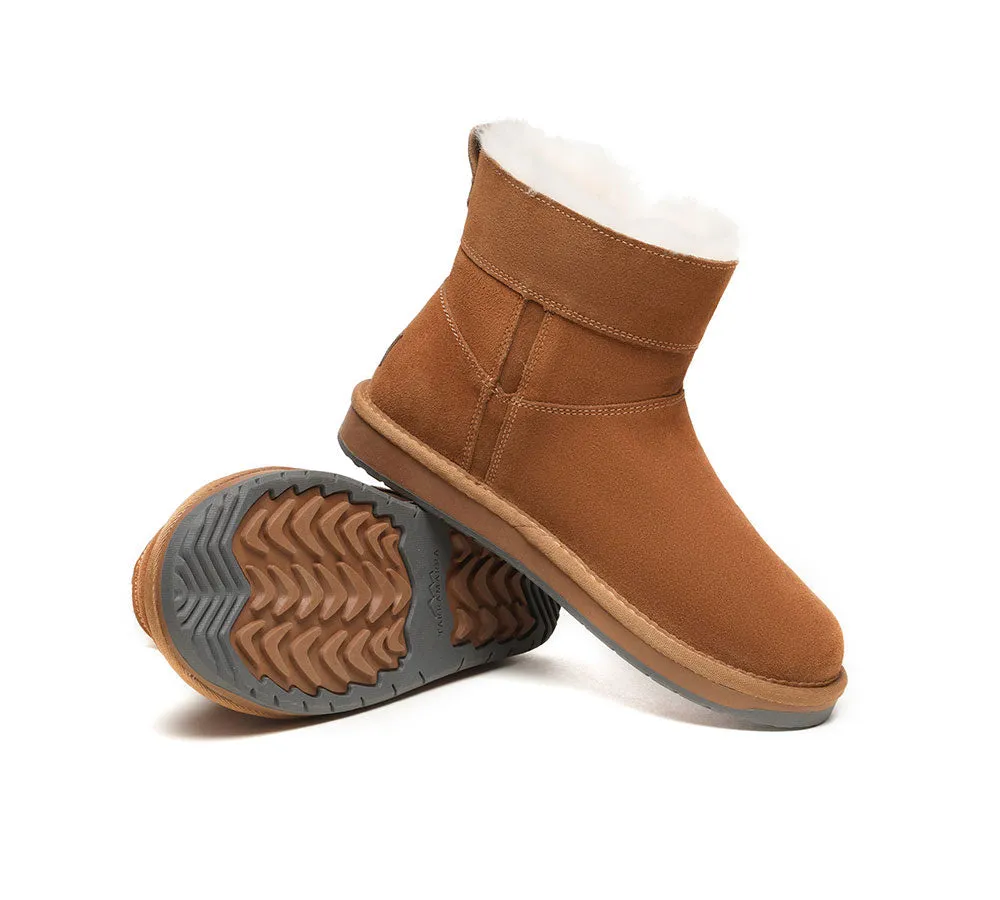 TARRAMARRA® UGG Boots Women Sheepskin Wool Zipper Ankle Malena