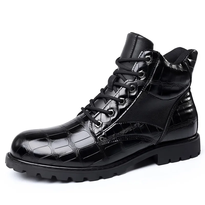 The Giancana Men's Leather Boot - Eye Catching, Sexy, and Durable
