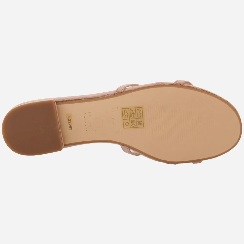 Women "MELISSA" Low Heel Gemstone Slippers
