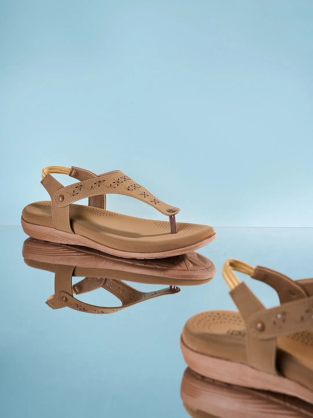 Women's Chiku Slingback Strap Sandals (IU6012)