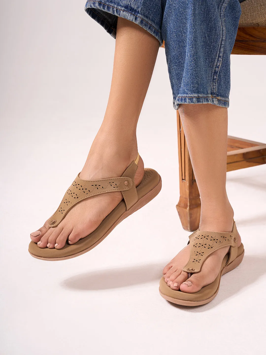 Women's Chiku Slingback Strap Sandals (IU6012)