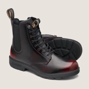 Women's Elastic Lace Boot #2220 Bordeaux Brush